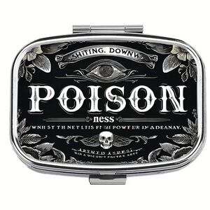 ⭐️ Poison Black Pill Tin New